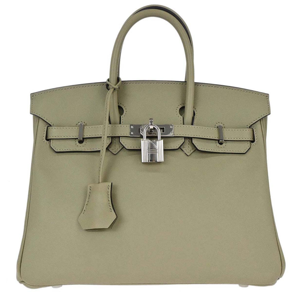 Hermes 2017 Sauge Swift Birkin 25 Handbag
