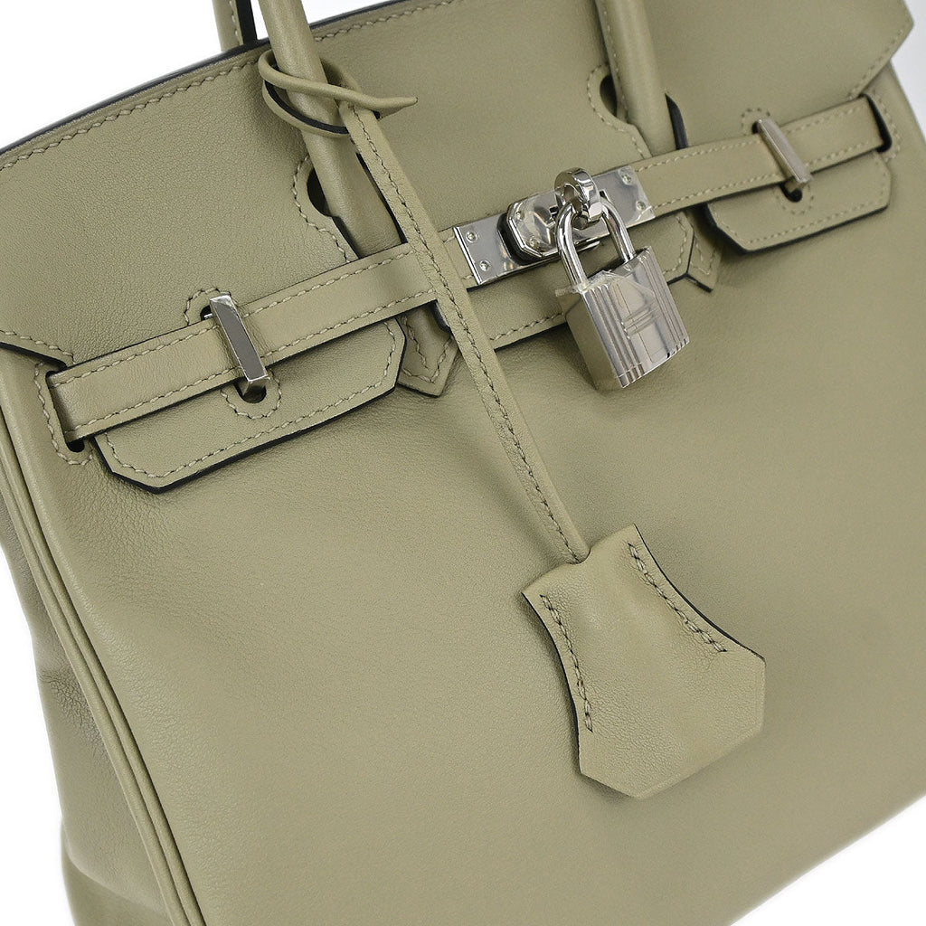 Hermes 2017 Sauge Swift Birkin 25 Handbag