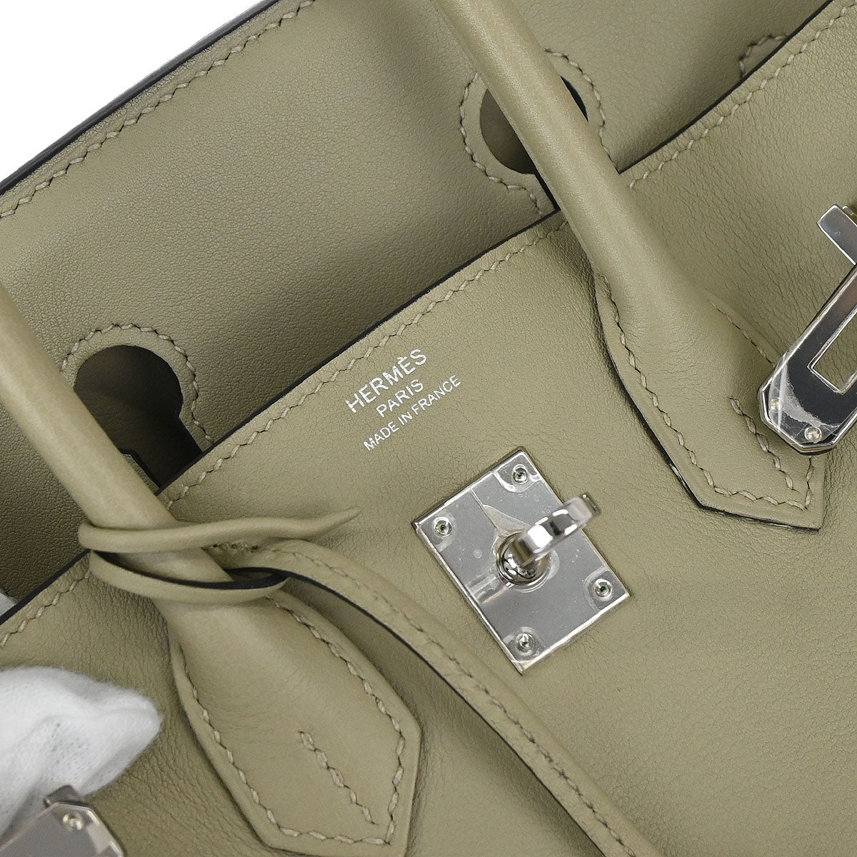 Hermes 2017 Sauge Swift Birkin 25 Handbag