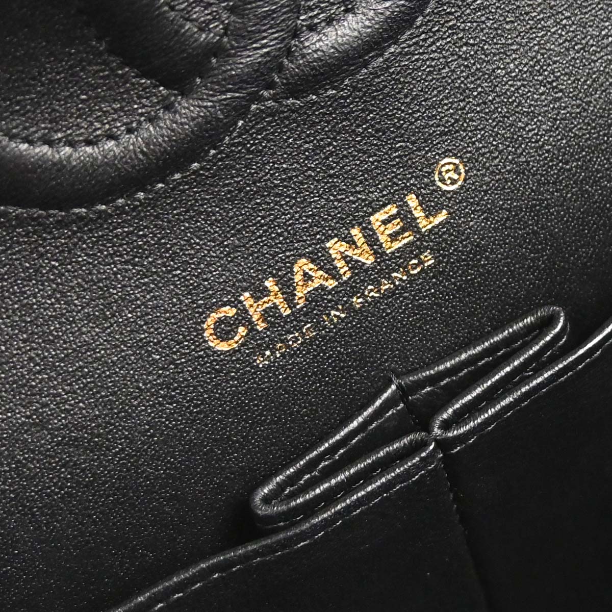 Chanel 2019 Black Lambskin Egyptian Medium Classic Double Flap Shoulder Bag