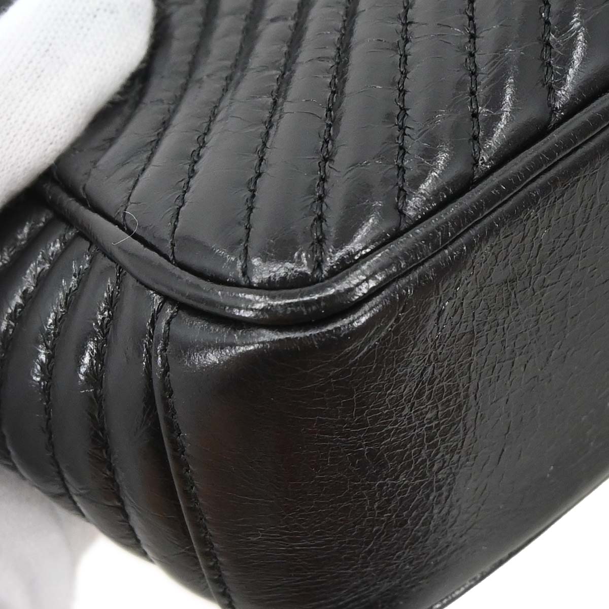 Chanel 2014-2015 Black Calfskin Coco Boy Flap Chain Shoulder Bag