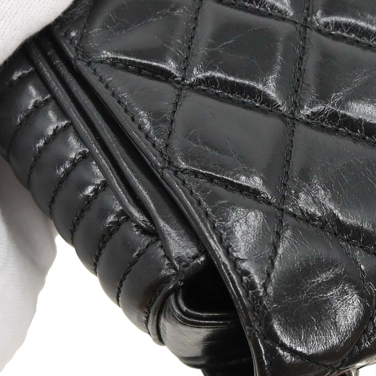 Chanel 2014-2015 Black Calfskin Coco Boy Flap Chain Shoulder Bag