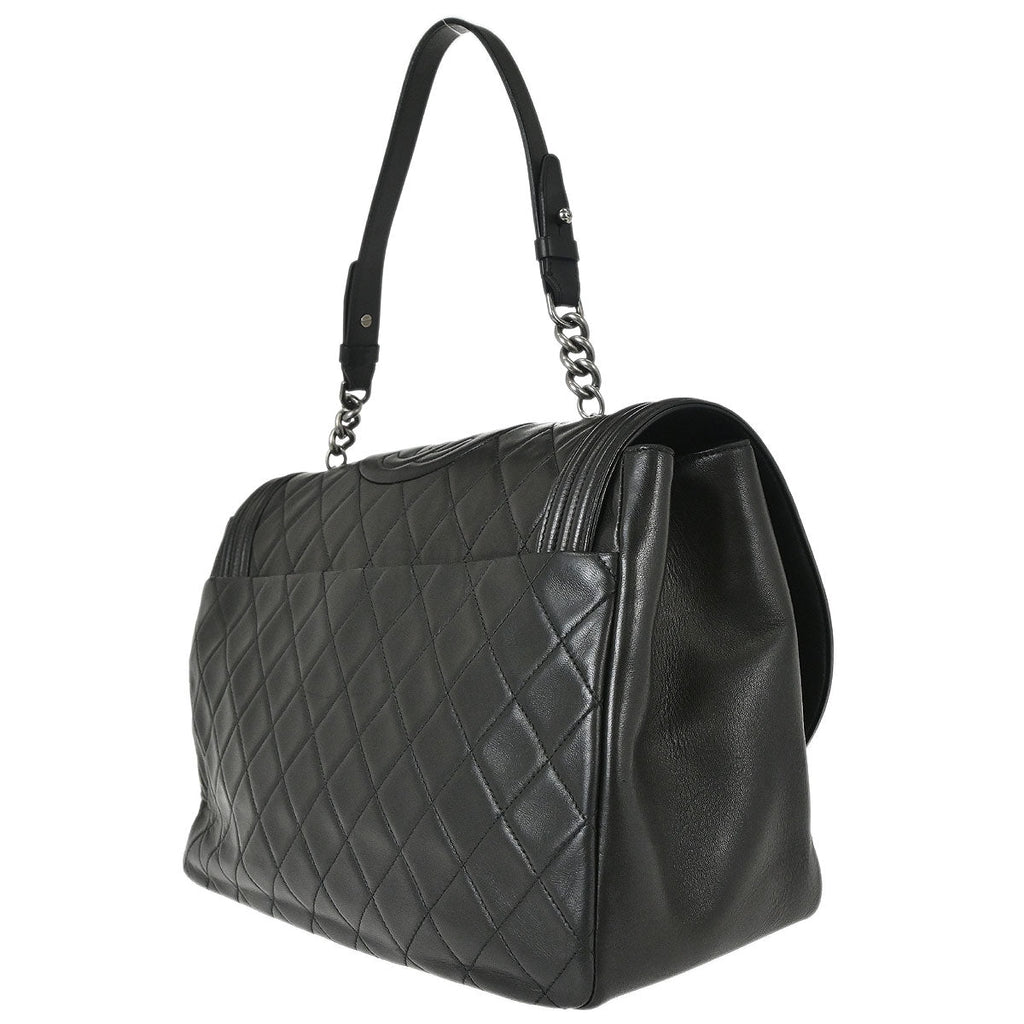 Boy Chanel 2012 Black Lambskin Antik Handbag