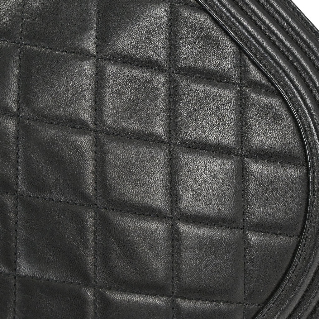 Boy Chanel 2012 Black Lambskin Antik Handbag