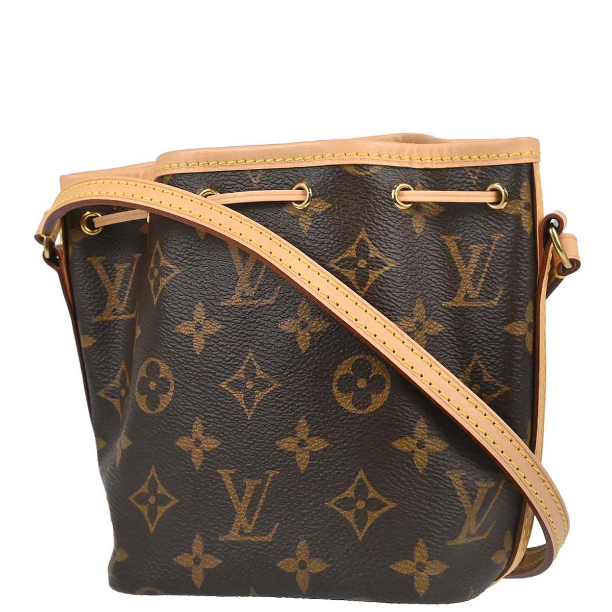 Louis Vuitton Monogram Nano Noe Shoulder Bag M41346