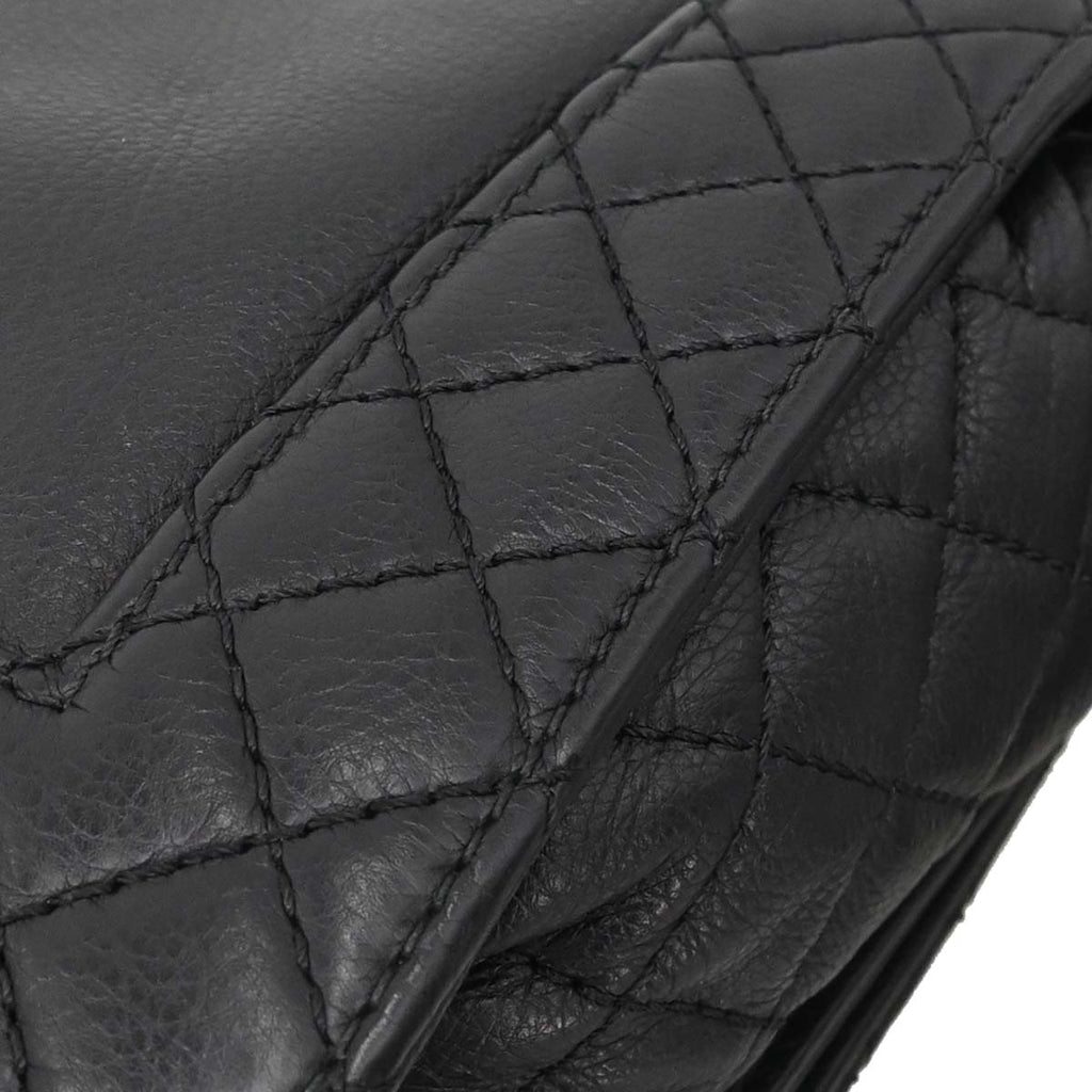 Boy Chanel 2013-2014 Black Lambskin Medium Shoulder Bag