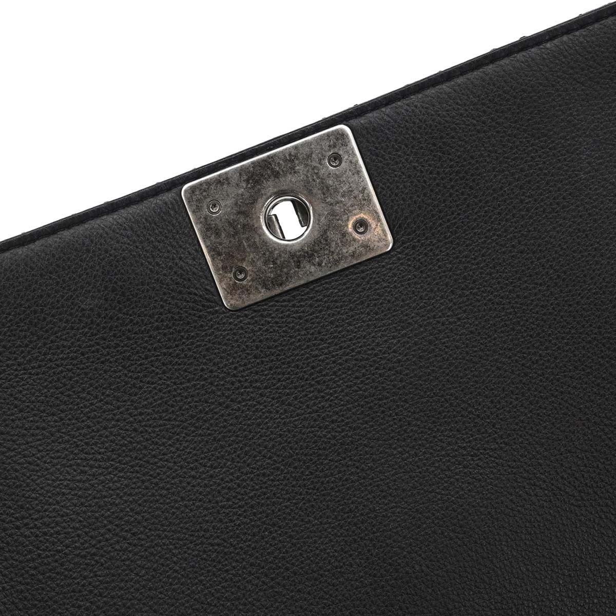 Boy Chanel 2013-2014 Black Lambskin Medium Shoulder Bag