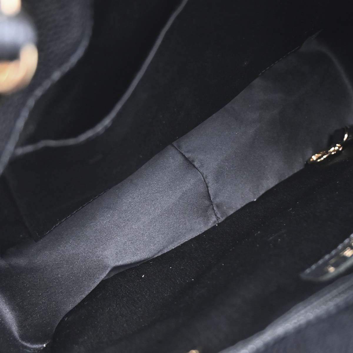 Chanel 2010-2011 Black Caviar Skin Petite Shopping Tote PST Chain Handbag