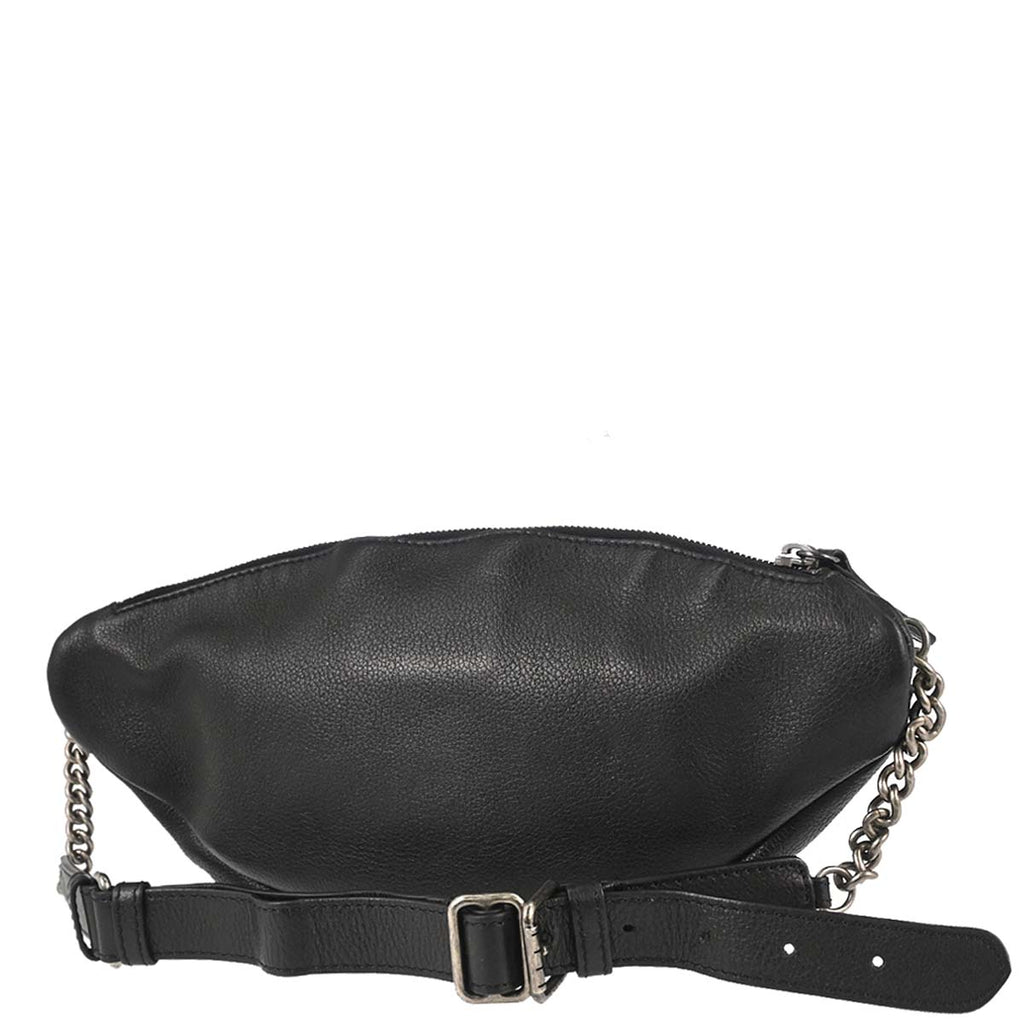 Chanel 2016-2017 Black Calfskin Waist Bum Bag