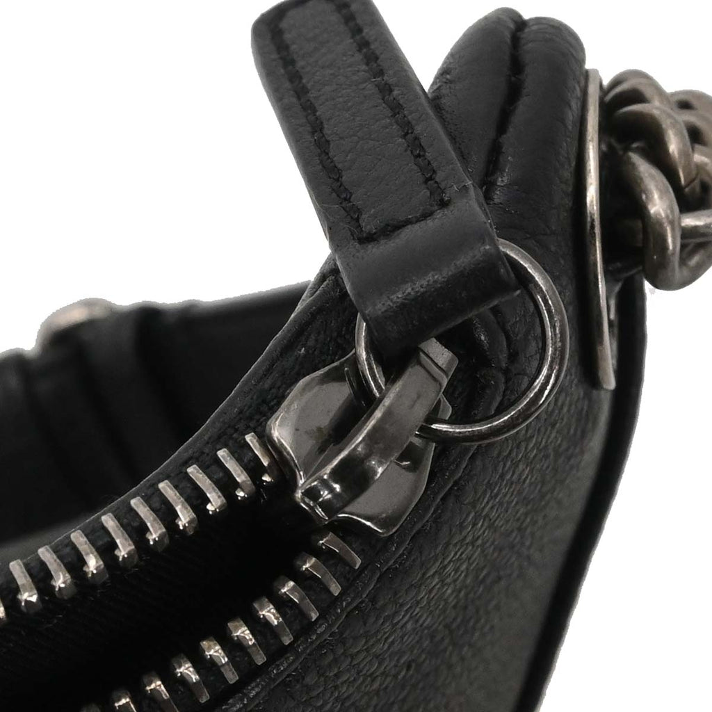 Chanel 2016-2017 Black Calfskin Waist Bum Bag
