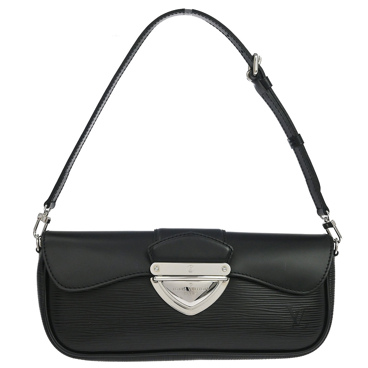 Louis Vuitton Black Epi Pochette Montaigne Handbag M59292