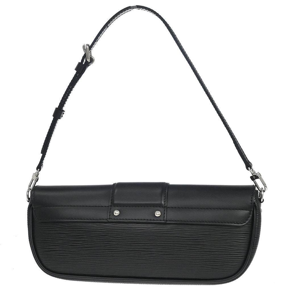 Louis Vuitton Black Epi Pochette Montaigne Handbag M59292