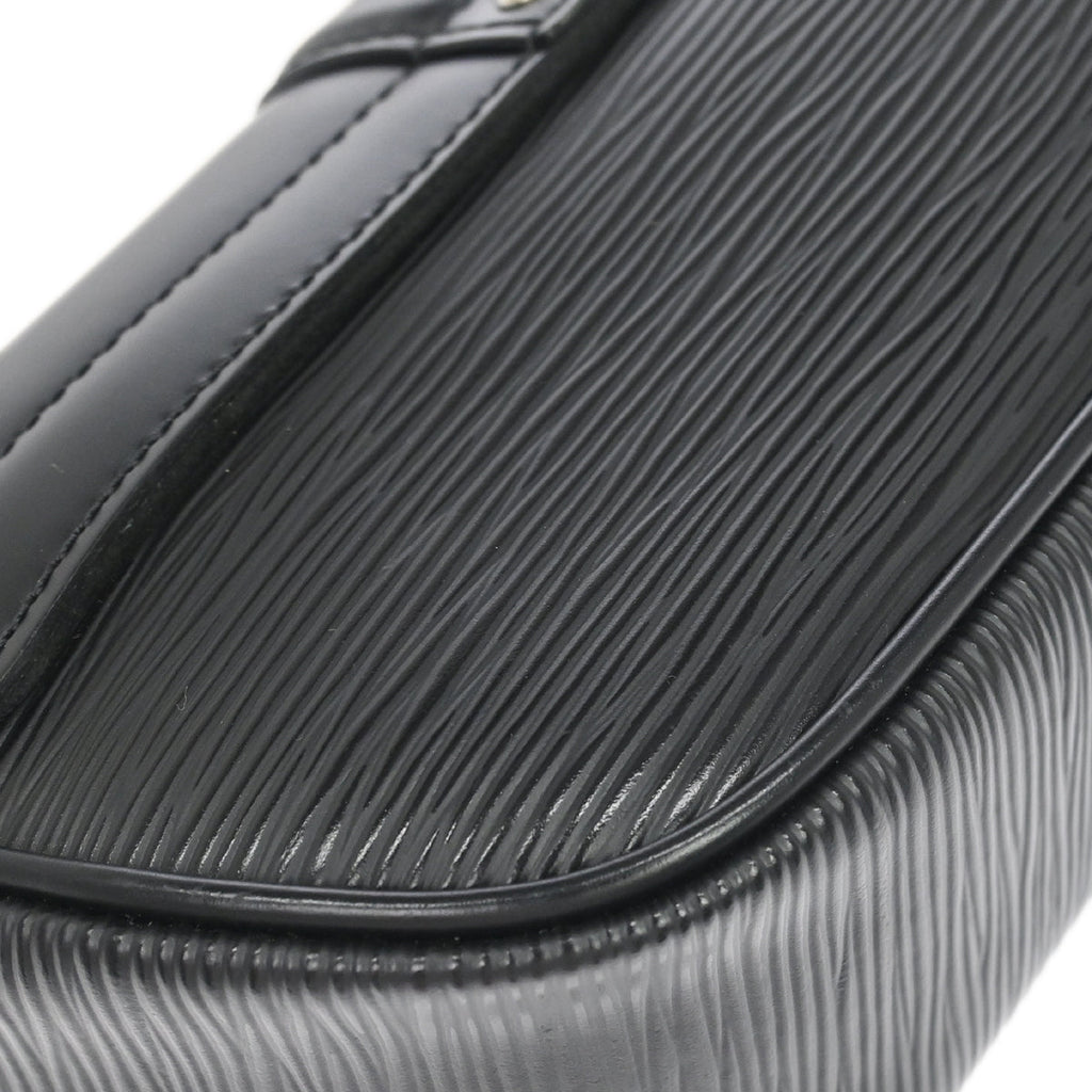 Louis Vuitton Black Epi Pochette Montaigne Handbag M59292