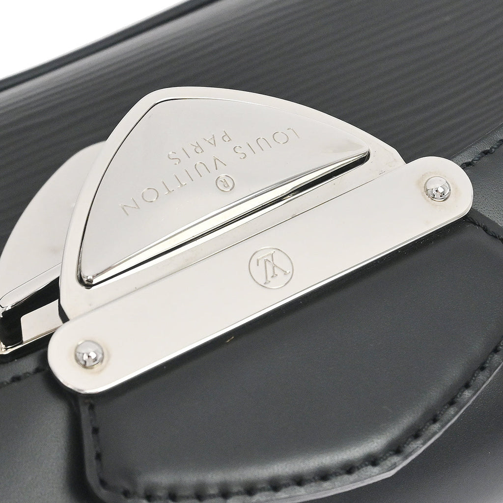 Louis Vuitton Black Epi Pochette Montaigne Handbag M59292