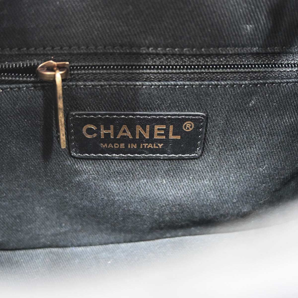 Chanel Black Calfskin Goatskin Coco Curve Vanity Bag 2way Shoulder Handbag