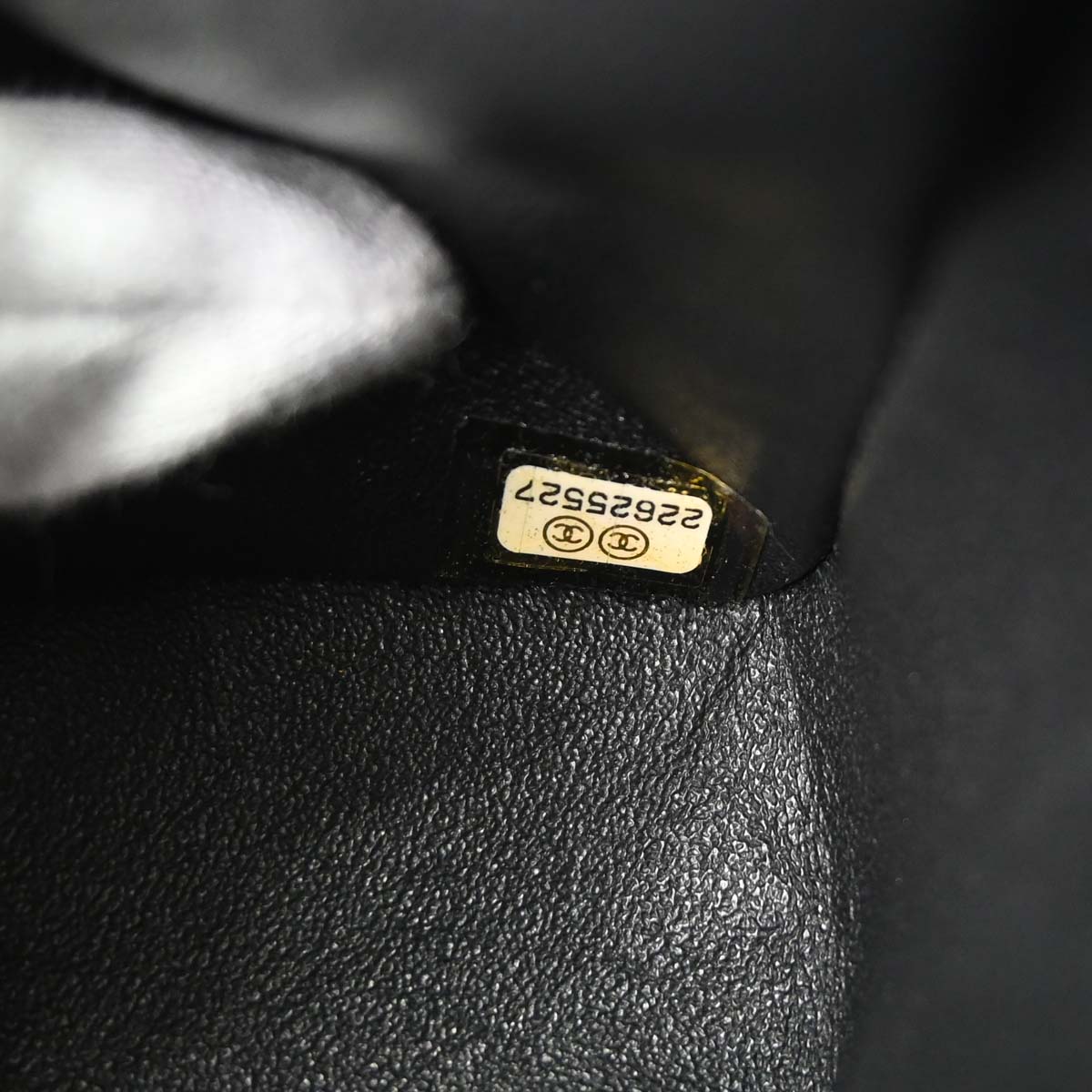 Chanel 2016-2017 Black Satin Airline Medium Classic Double Flap Shoulder Bag