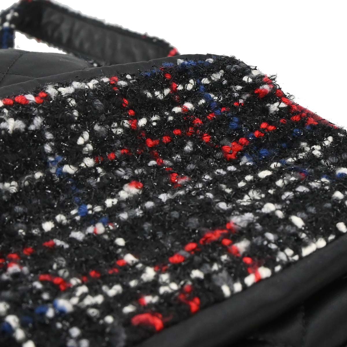 Chanel Black Tweed Nylon Backpack
