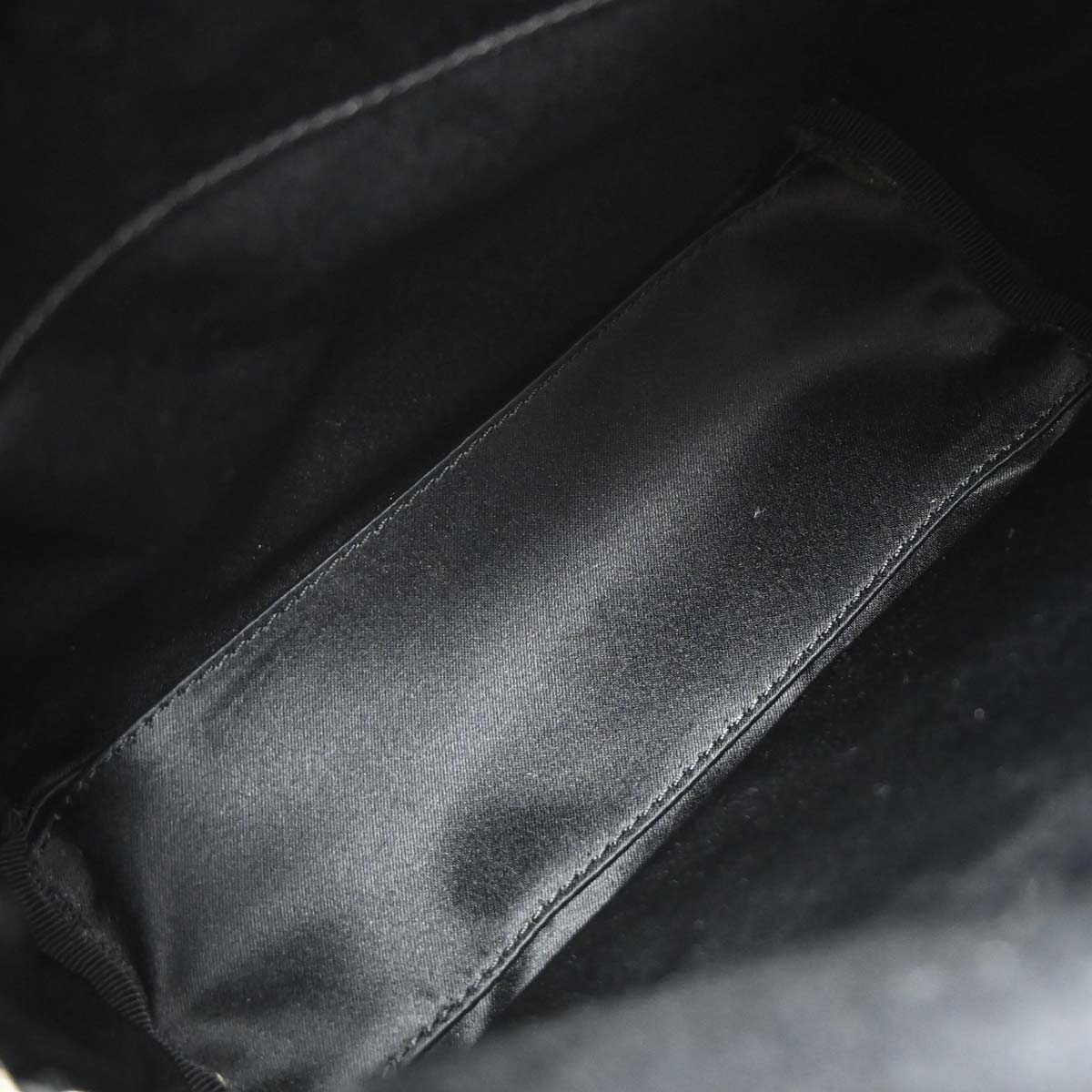 Chanel Black Tweed Nylon Backpack