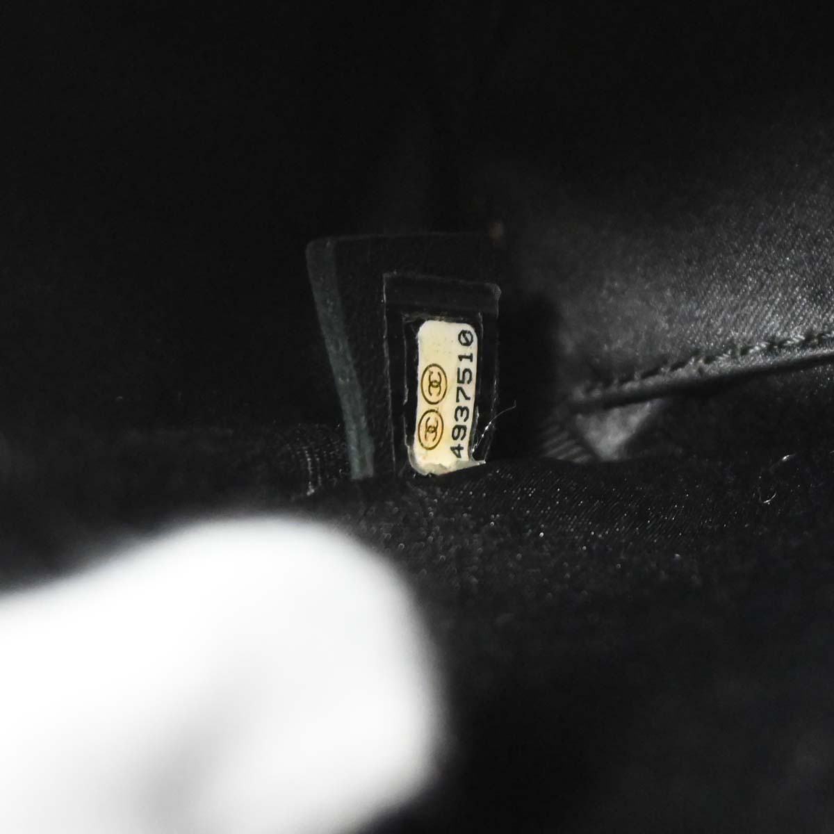 Chanel Black Tweed Nylon Backpack