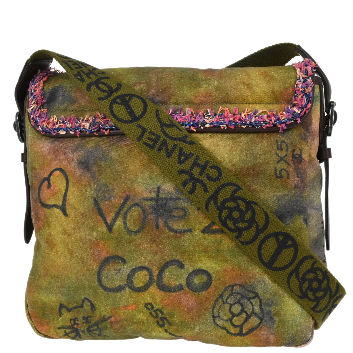 Chanel 2015-2016 Graffiti On The Pavements Shoulder Bag