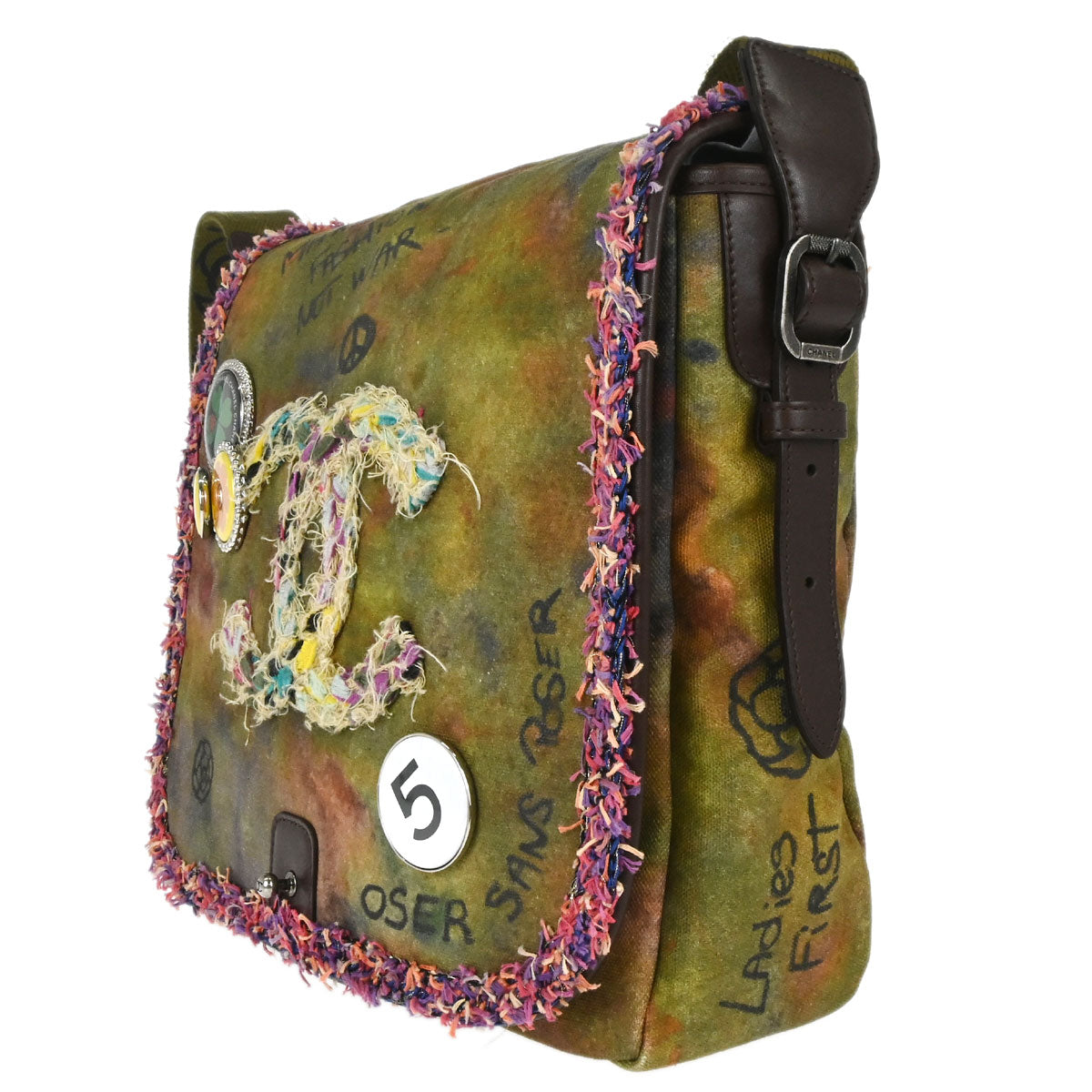 Chanel 2015-2016 Graffiti On The Pavements Shoulder Bag