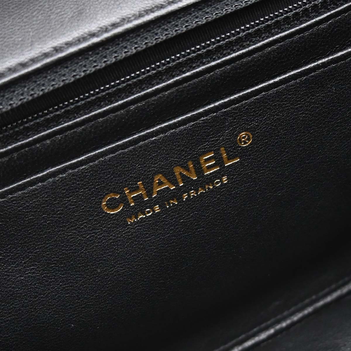 Chanel Black Lambskin Valentine Single Flap Shoulder Bag