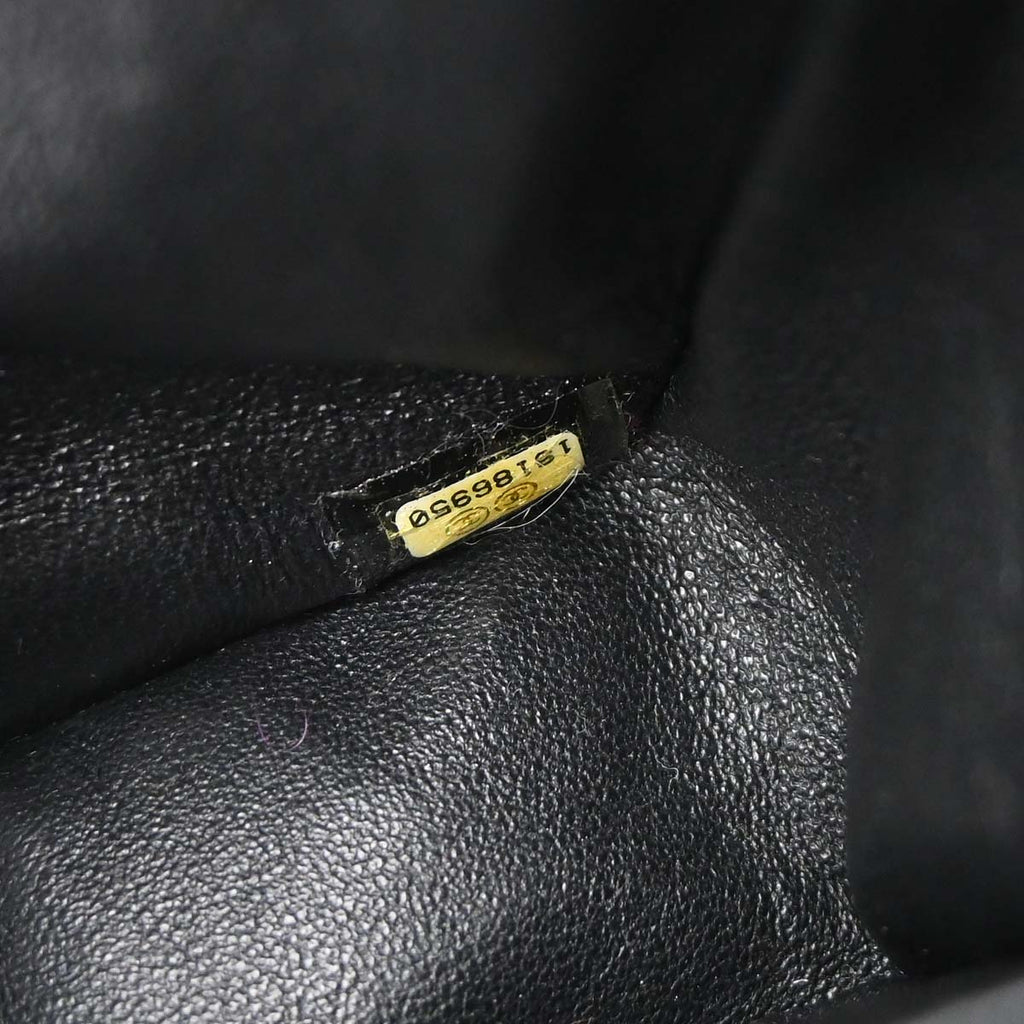 Chanel Black Lambskin Valentine Single Flap Shoulder Bag