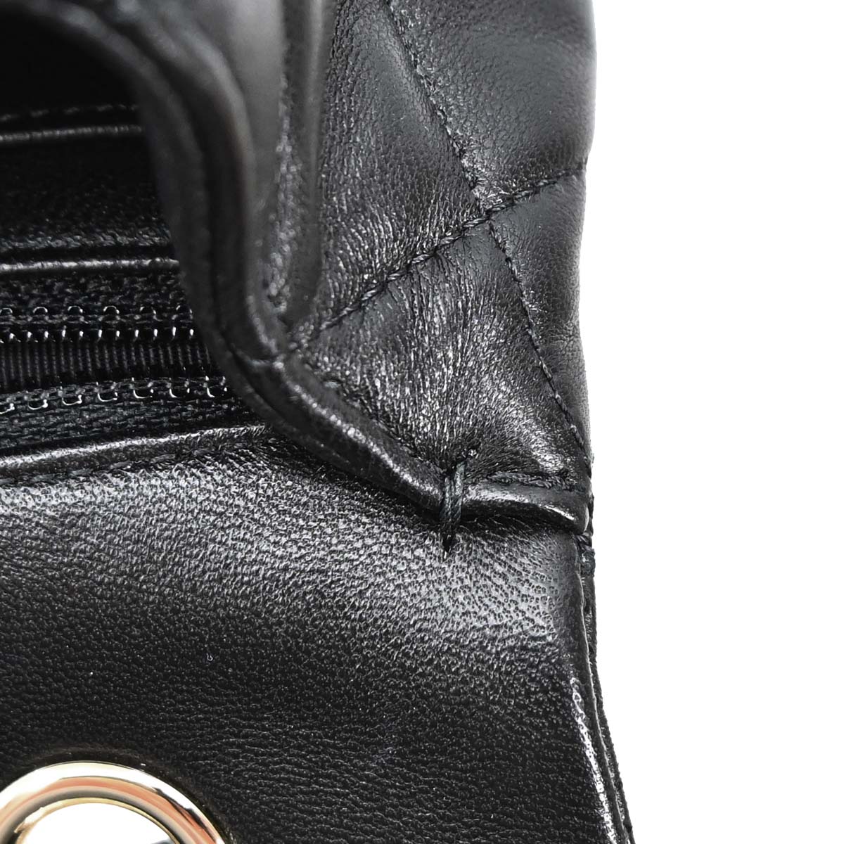 Chanel Black Lambskin Valentine Single Flap Shoulder Bag