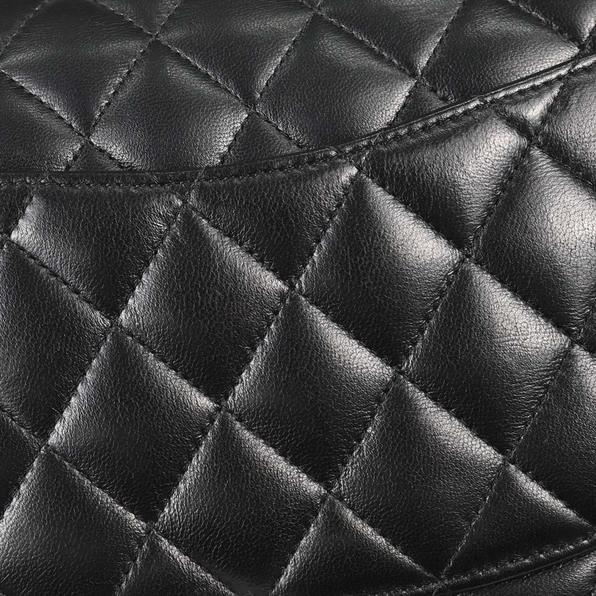 Chanel Black Lambskin Small Classic Double Flap Shoulder Bag