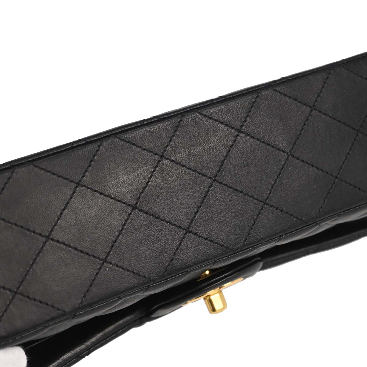 Chanel 2018-2019 Black Lambskin Medium Classic Double Flap Shoulder Bag
