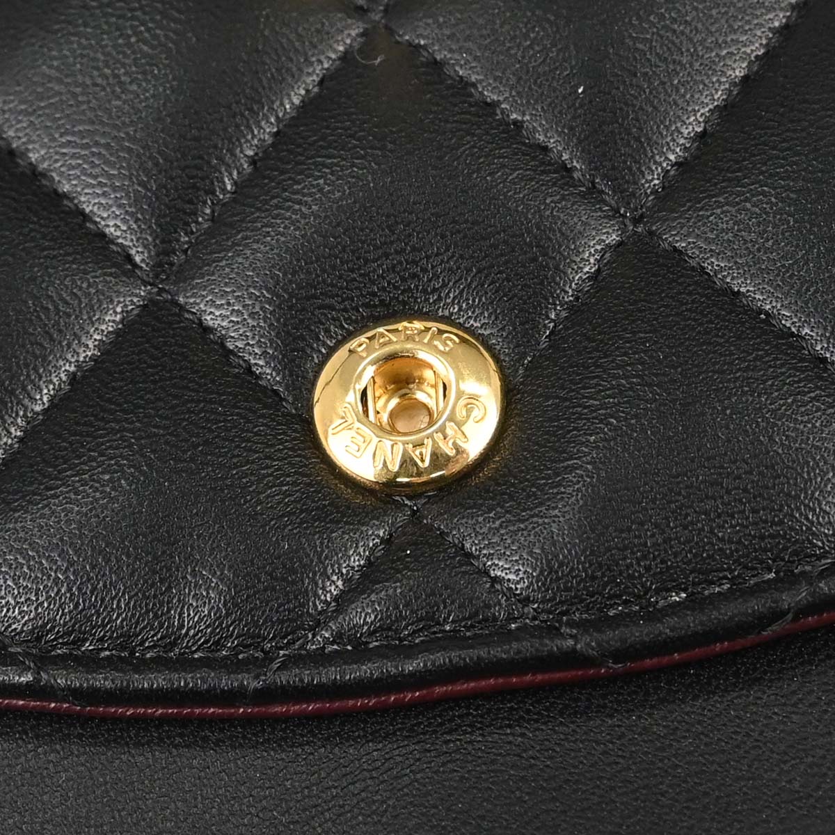 Chanel 2018-2019 Black Lambskin Medium Classic Double Flap Shoulder Bag