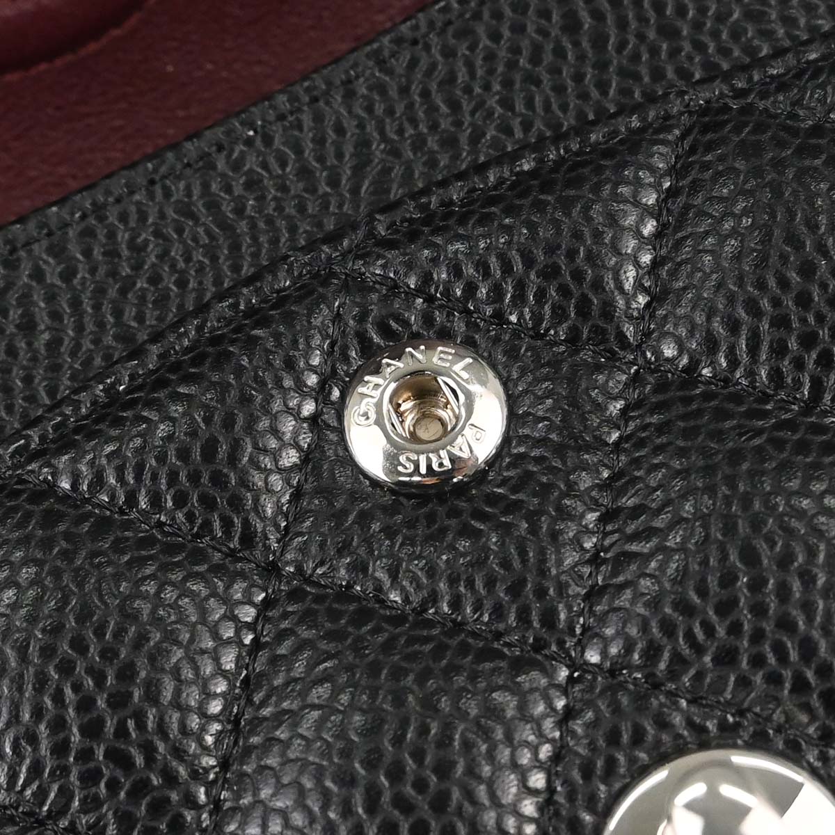 Chanel 2019 Black Caviar Skin Small Classic Double Flap Shoulder Bag