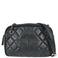 Chanel 2017 Black Lambskin Ballerine Camera Bag
