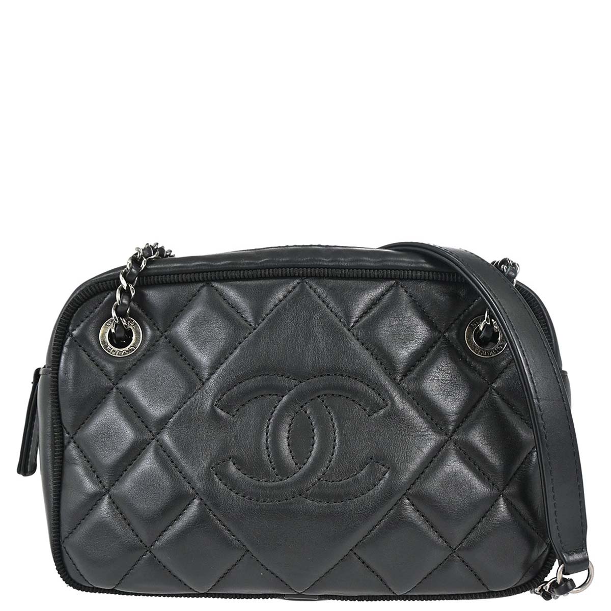 Chanel 2017 Black Lambskin Ballerine Camera Bag