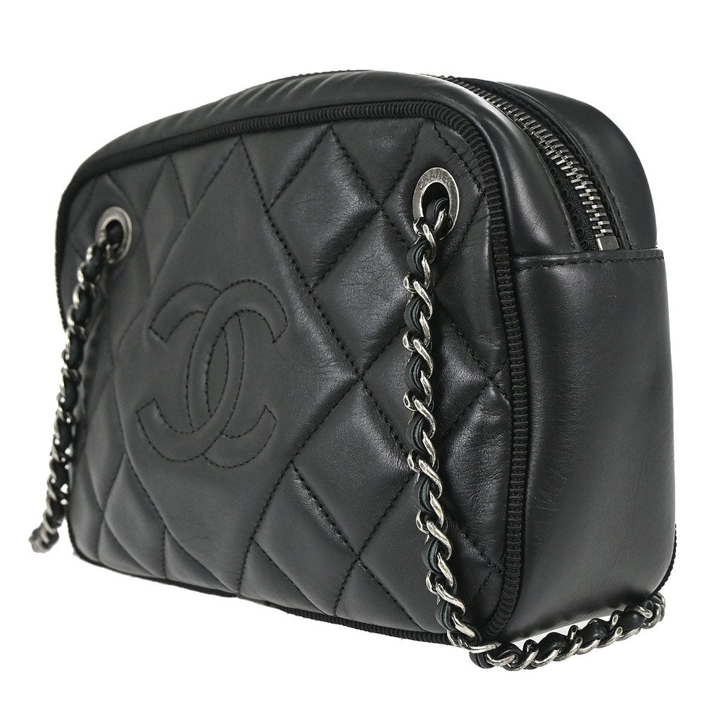 Chanel 2017 Black Lambskin Ballerine Camera Bag
