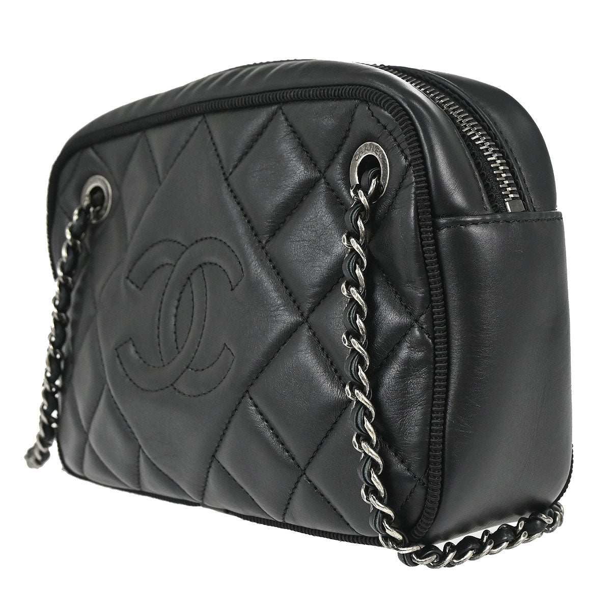 Chanel 2017 Black Lambskin Ballerine Camera Bag