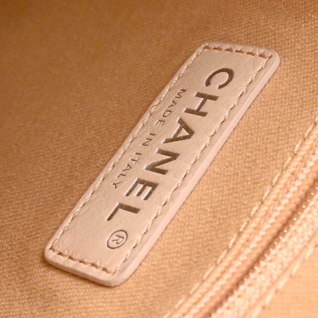 Chanel 2019 White Calfskin 2way Shoulder Bucket Handbag