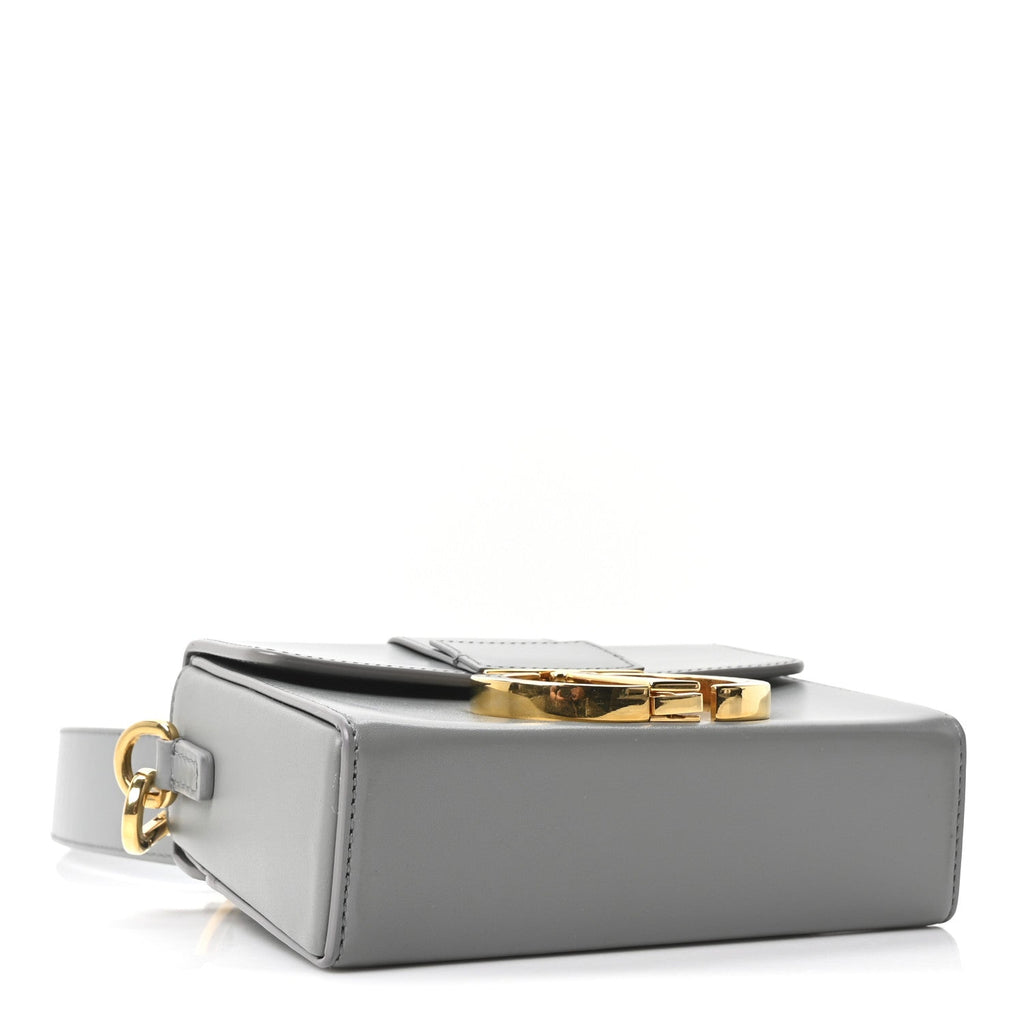 Christian Dior Box Calfskin 30 Montaigne Box Bag Gray