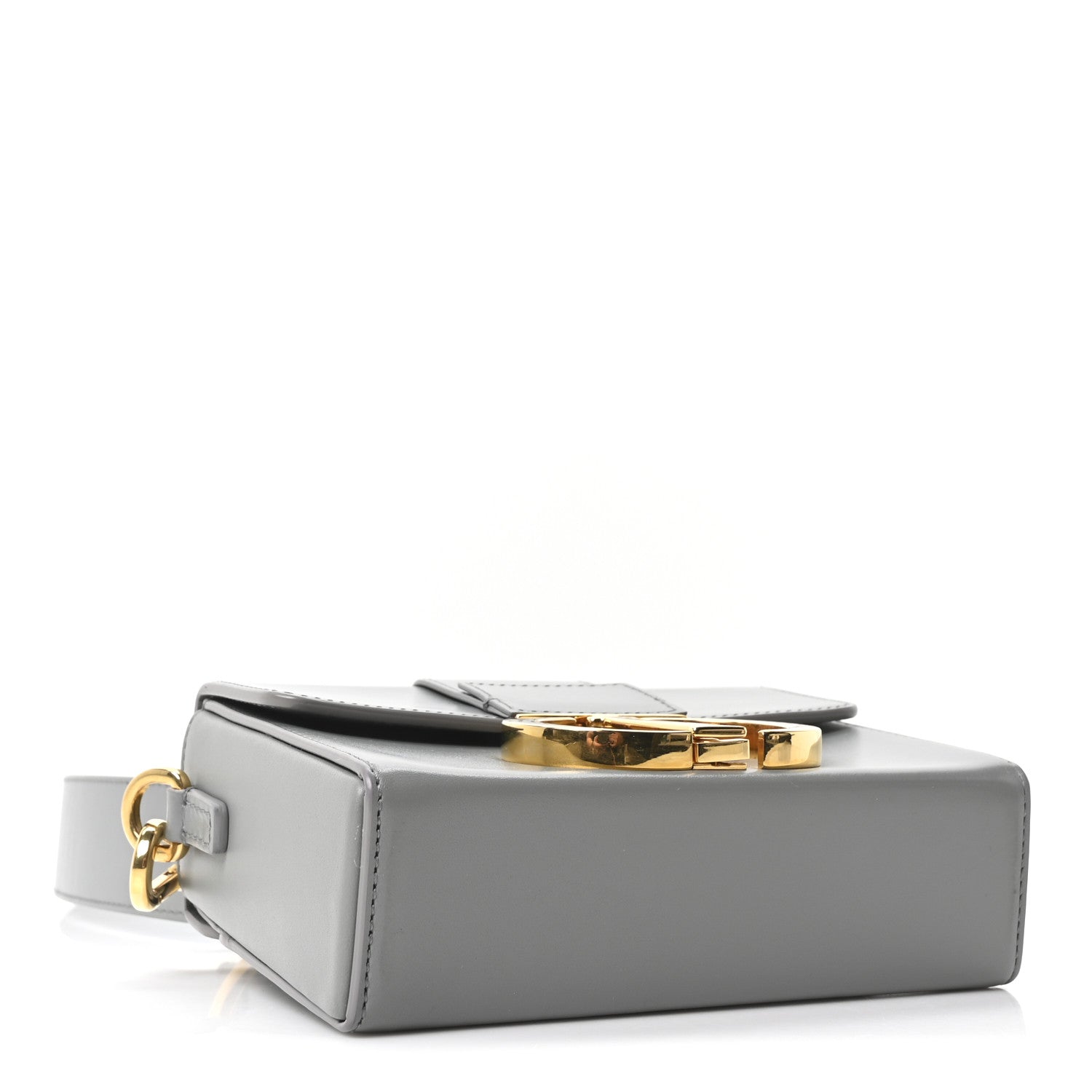 Christian Dior Box Calfskin 30 Montaigne Box Bag Gray