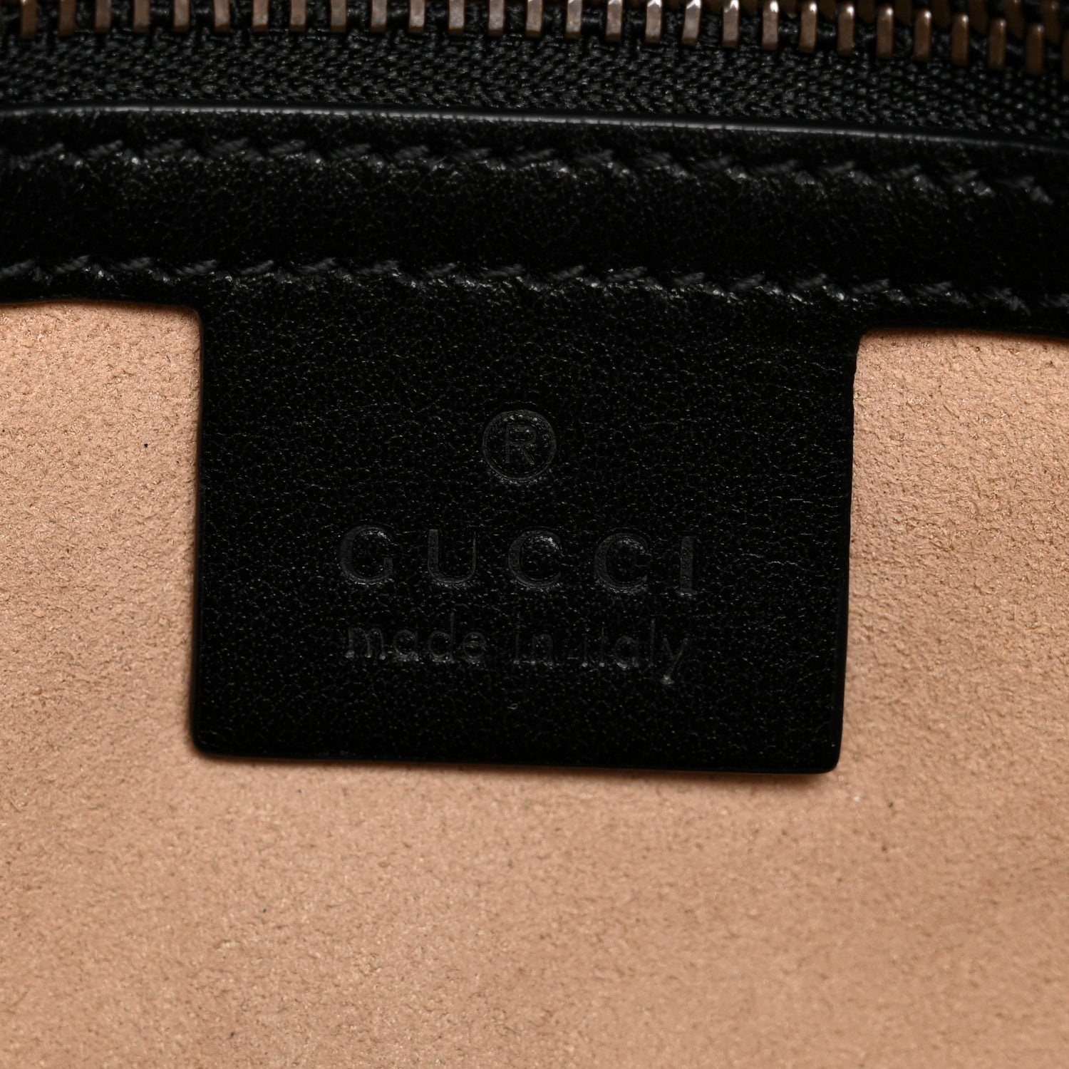 Gucci Calfskin Matelasse Small GG Marmont Shoulder Bag Black