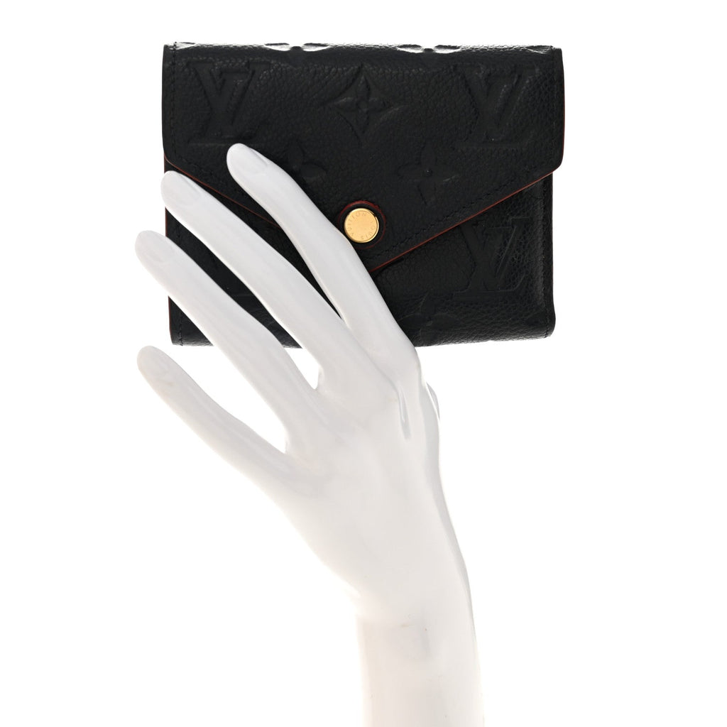 Louis Vuitton Empreinte Victorine Wallet Marine Rouge