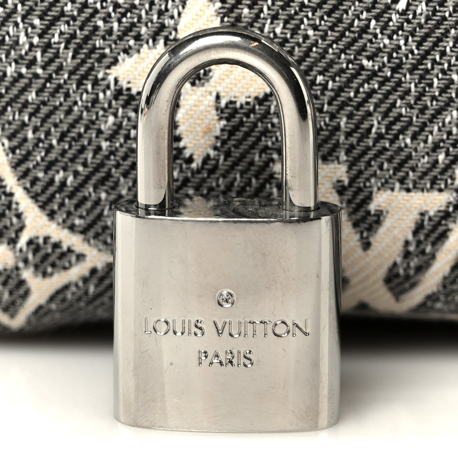 Louis Vuitton Denim Monogram Jacquard Speedy Bandouliere 25 Black