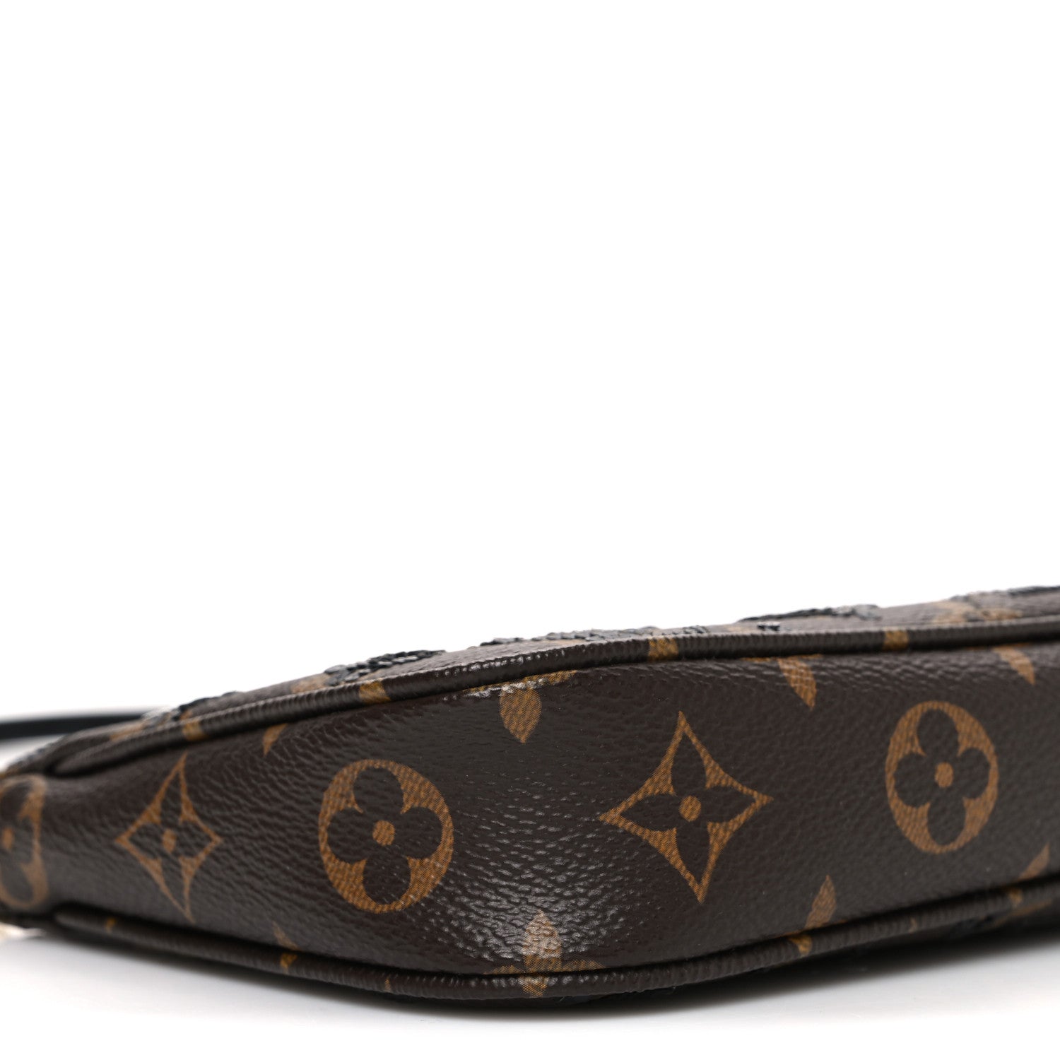 Louis Vuitton Monogram Sequins Pochette Accessories Black