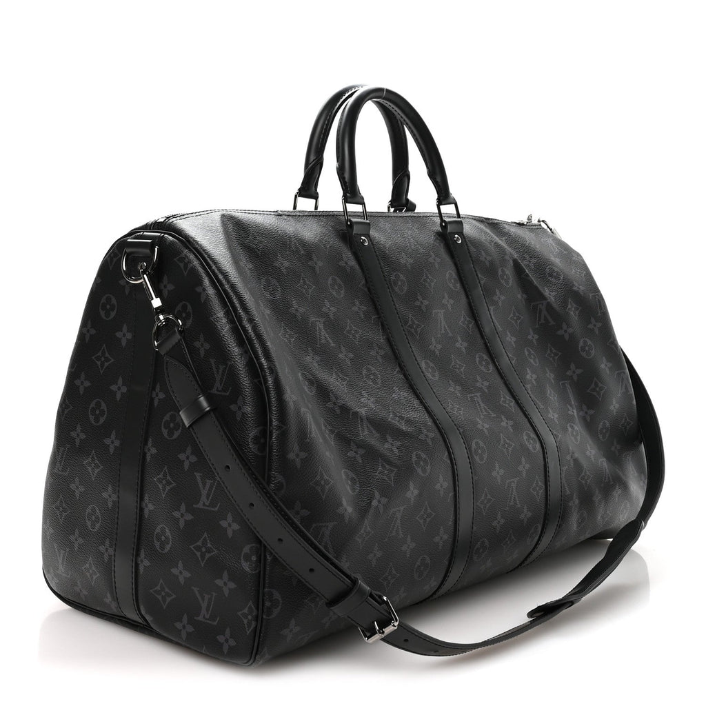 Louis Vuitton Monogram Eclipse Keepall Bandouliere 55