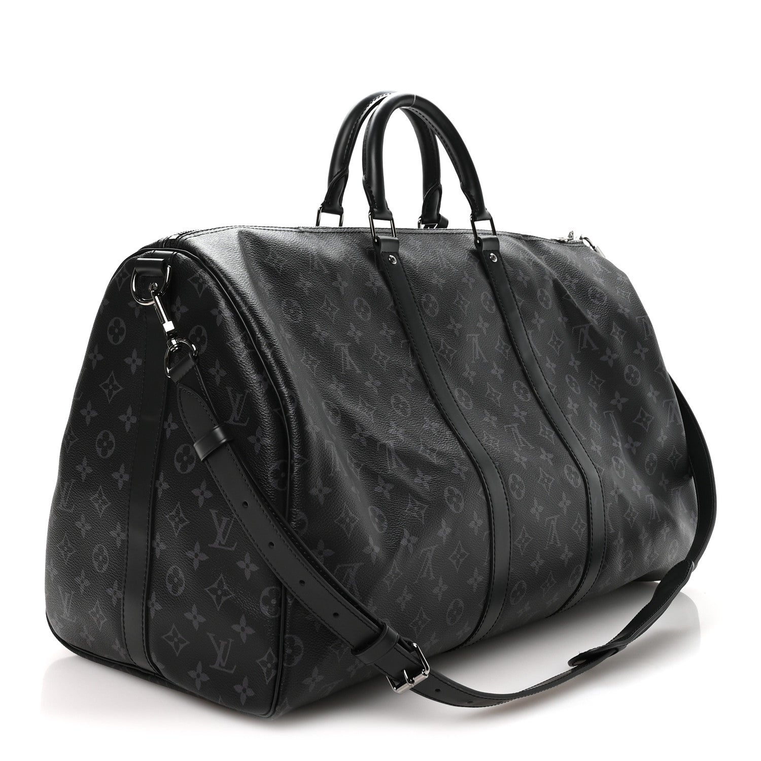 Louis Vuitton Monogram Eclipse Keepall Bandouliere 55
