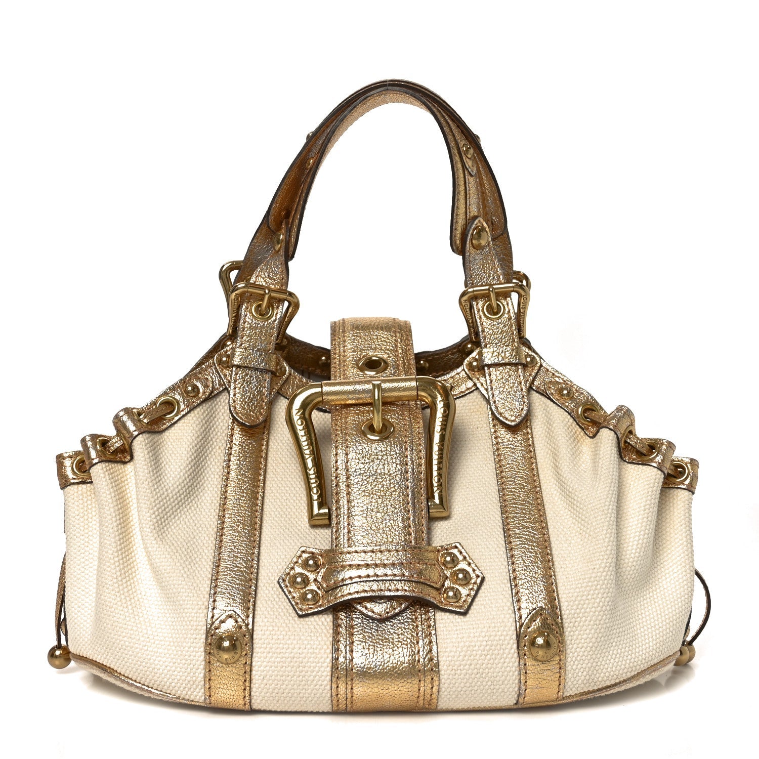 Louis Vuitton Antigua Theda GM Ecru Gold