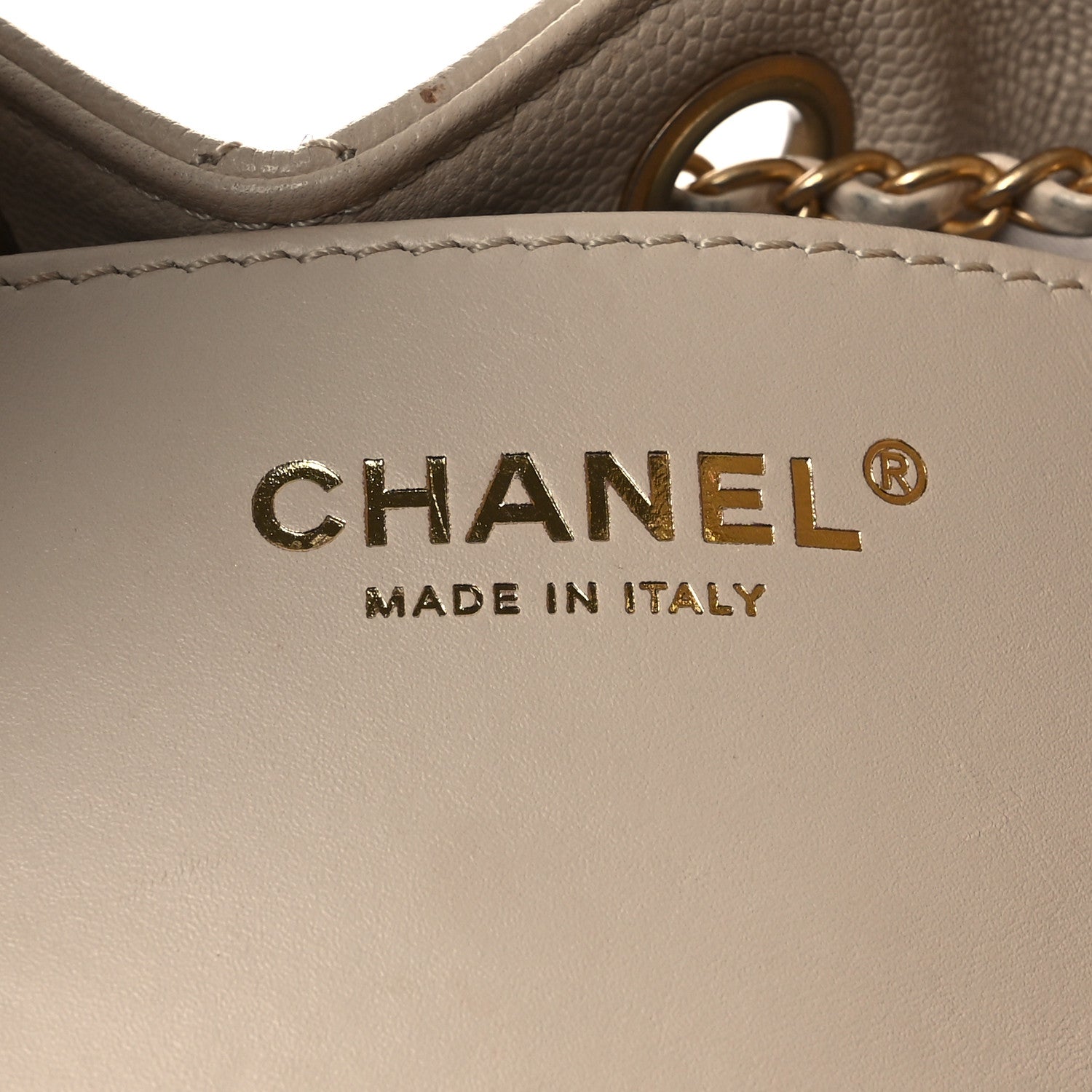 Chanel Caviar Quilted Small Chanel 25 Handbag Beige