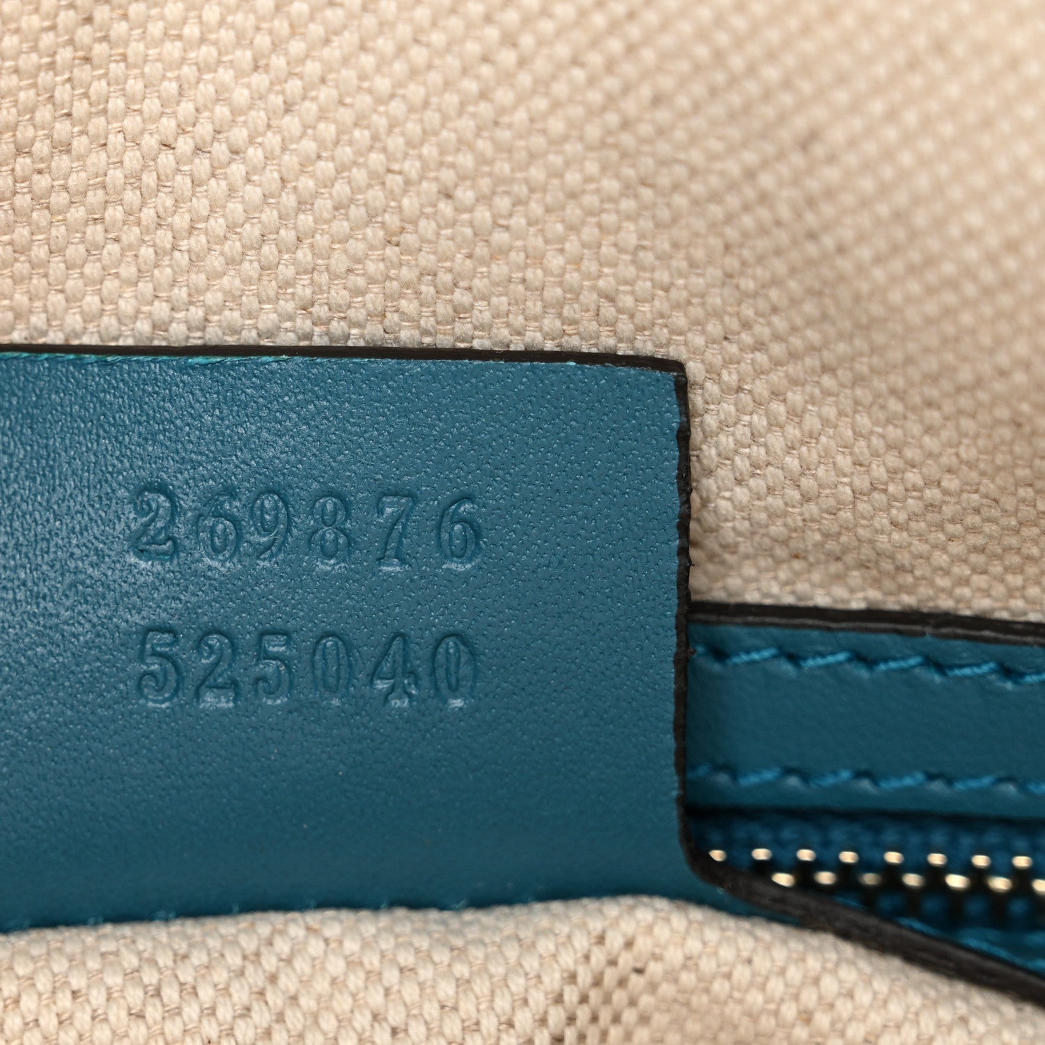 Gucci Monogram Small Boston Beige Deep Cobalt