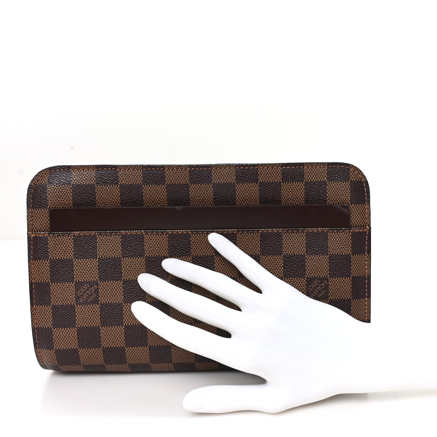 Louis Vuitton Damier Ebene Pochette Saint Louis Clutch