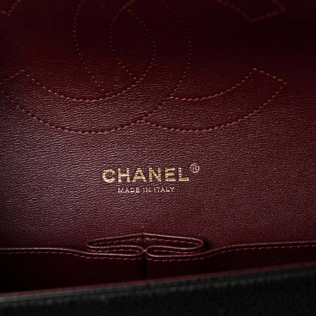 Chanel Caviar Quilted Jumbo Double Flap Black